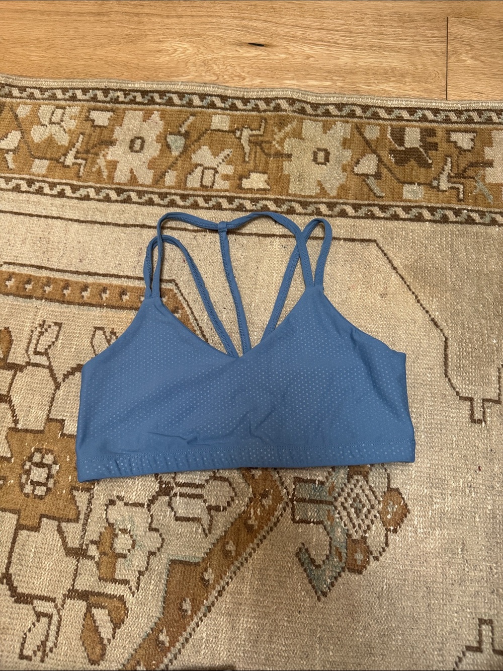 Beyond Yoga Blue Strappy Sports Bralette